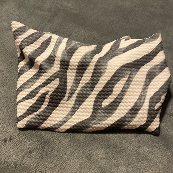 2 pc 6/12 & Headband Posh Peanut Koko Soft Pink Hues Zebra Twirl Dress LIKE NEW - Picture 8 of 13